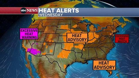 Us Heat Wave Eyes Northeast Amid Severe Storms Latest Forecast Abc News