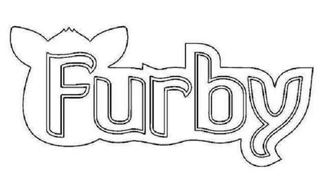 Furby Logo Coloring Pages Coloring Pages Furby Color