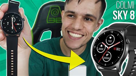 Smartwatch COLMI SKY 8 REVIEW COMPLETO TELA TOP BOM E BARATO VALE A