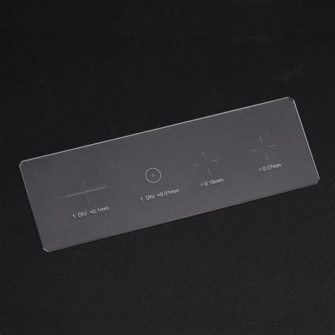 Camera Photo Microscope Micrometer Slide Micrometer Calibration Slide