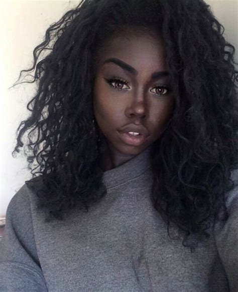 Nyla Lueeth Beautiful Dark Skin Dark Skin Women Natural Hair Instagram