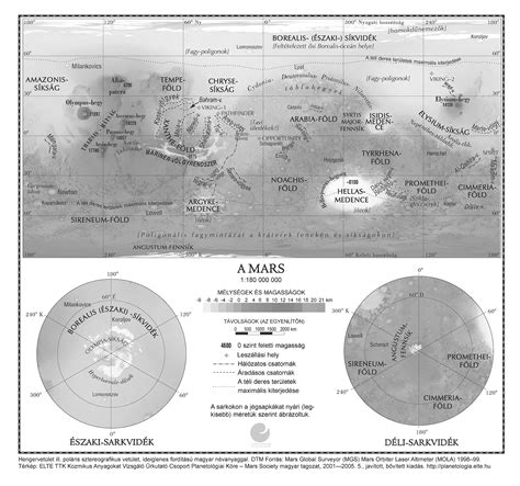 Maps of Mars | Map collection of Mars (Mars Maps) | Solar System | Space Maps