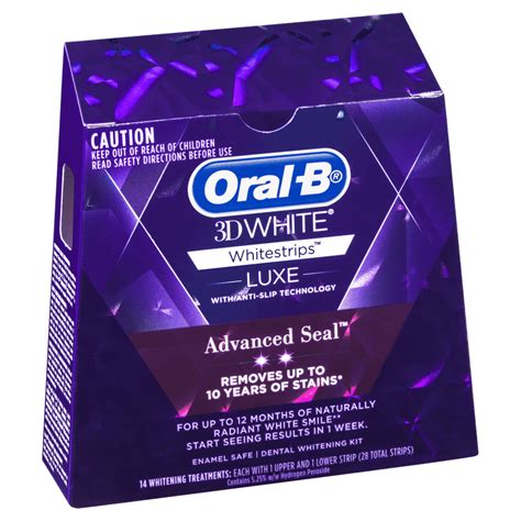 Oral-B 3D White Whitestrips Luxe 14pk – Discount Chemist