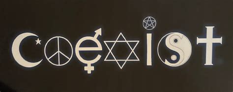 Coexist Bumper Sticker Etsy