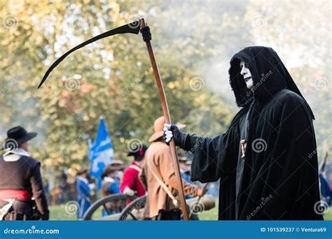 Re Enactment Of Battle For Pressburg At Bratislava Slovakia On