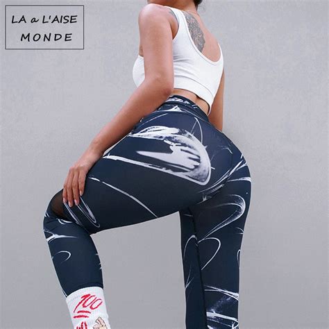 Print Legentsy For Women Leggensy With High Waist Leggins Sport Fitness