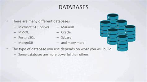 What Is A Database Introduction To Sql Goskills