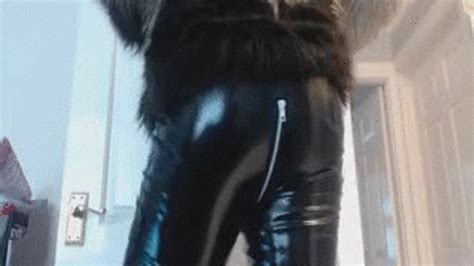 Skintight PVC Ass Dom PVC Boots Clips Sale