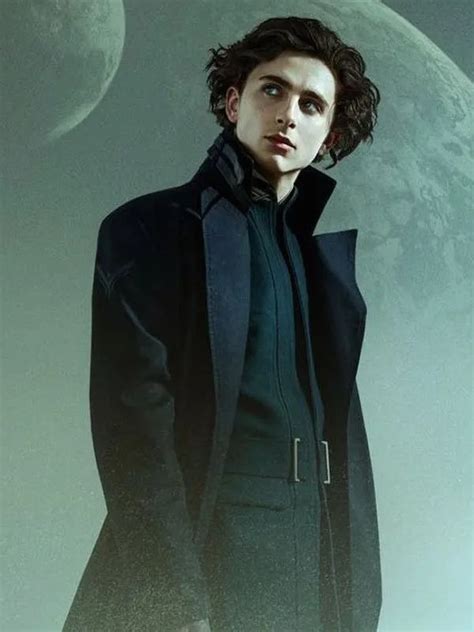 Dune Paul Atreides Black Trench Coat - Texas Jackets