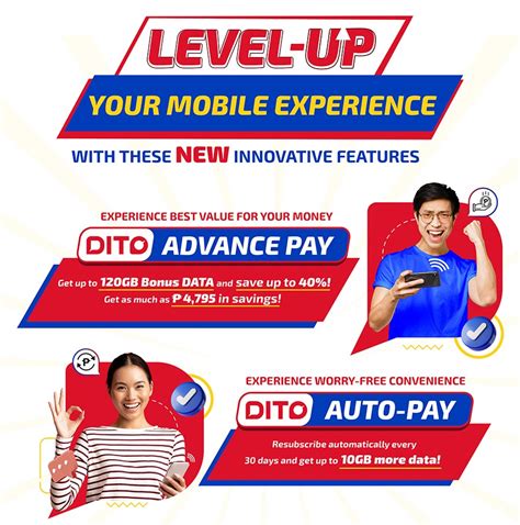 Dito Telecommunity Rolls Out Auto Pay And Advance Pay With Its Dito