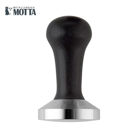 Tamper 58 Mm Con Base Plana En Acero Y Asa De Madera Negra ITALGLO S R L