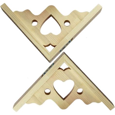 Supports Triangulaires En Bois Massif Support D Tag Re Bois Massif