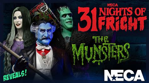 Neca Nights Of Fright The Munsters Herman Grandpa Lily Ultimate