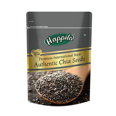 Buy Happilo Premium International Raw Authentic Chia Seeds 250 Gm