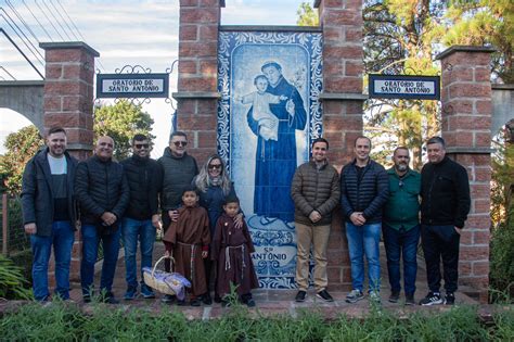 Vereadores Participam Da Inaugura O Do Painel De Santo Ant Nio