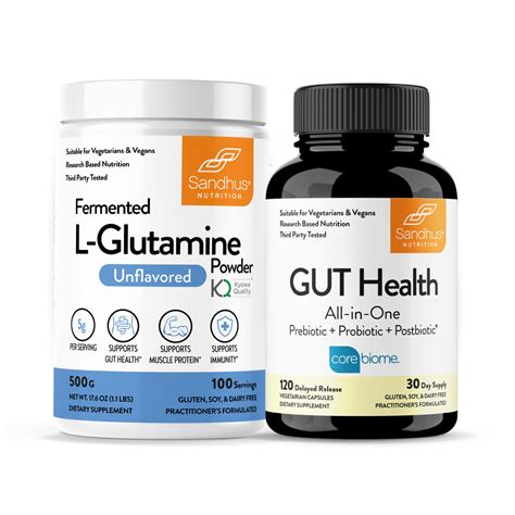 L Glutamine - GUT Health Bundle – Sandhus Nutrition