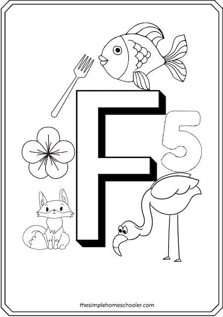 Printable Letter F Activities For Preers