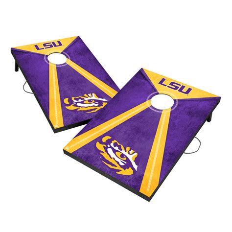 Louisiana State University Fighting Tigers Led 2x3 Cornhole Victory