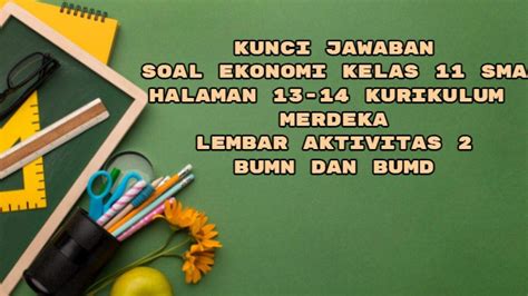 Jawaban Soal Ekonomi Kelas Sma Halaman Kurikulum Merdeka