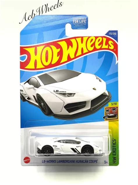 2022 HOT WHEELS Liberty Walk LB Works Lamborghini Huracan Coupe WHITE 172 250 2 92 PicClick UK