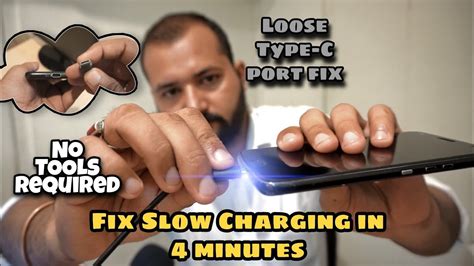 How To Fix Loose Type C Port And Slow Charging Issues In 4 Minutes Youtube