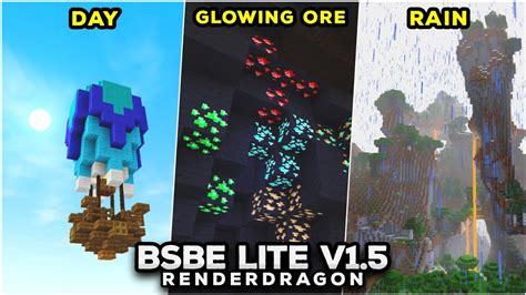 Akhirnya Glowing Ore Shader Bsbe Lite V Renderdragon Youtube