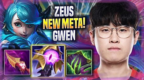 Zeus Tries New Meta Gwen Adc T Zeus Plays Gwen Adc Vs Rengar