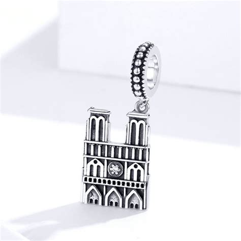 Notre Dame De Paris Charm And Eiffel Tower Charm Fit Pandora Etsy