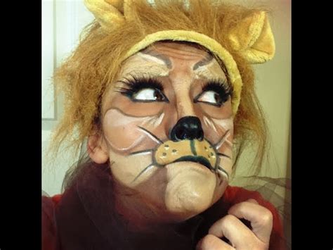 Cowardly Lion Makeup Instructions Saubhaya Makeup