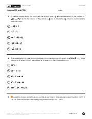 Intapps Mc And Frq Pdf Ap Calculus Ab Test Booklet Intapps Mc And Frq