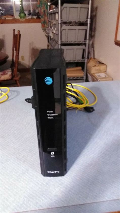 AT&T U-verse BROADBAND ROUTER MODEM BGW210 - Modem-Router Combos