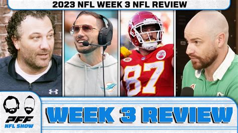 2023 Nfl Week 3 Nfl Review Pff Nfl Show Youtube