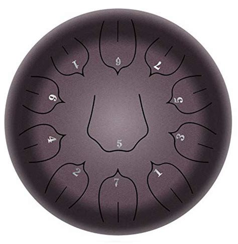 Getuscart Steel Tongue Drum 11 Notes 10 Inches Percussion