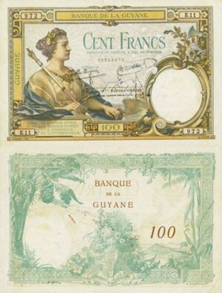 Francs French Guiana Numista