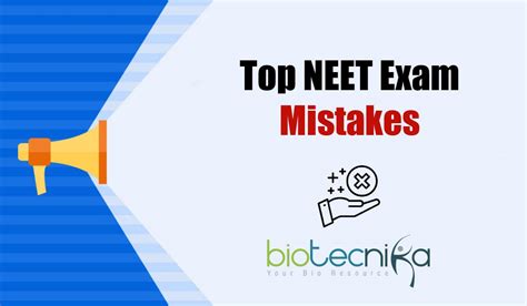 Common NEET Exam Mistakes Made By NEET Aspirants NEET Mistakes