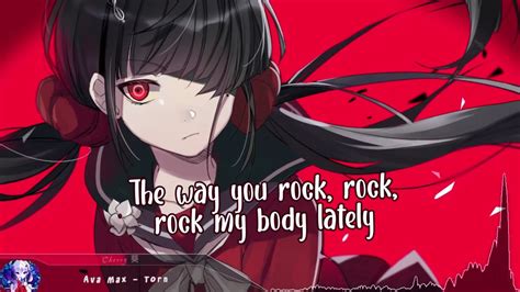 Nightcore Torn Ava Max Lyrics YouTube