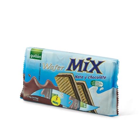 Wafer Mix Crème choco Biscuits Spécialites Gullón