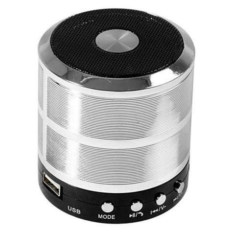 Mini Caixa De Som Port Til Speaker Ws Prata Leroy Merlin