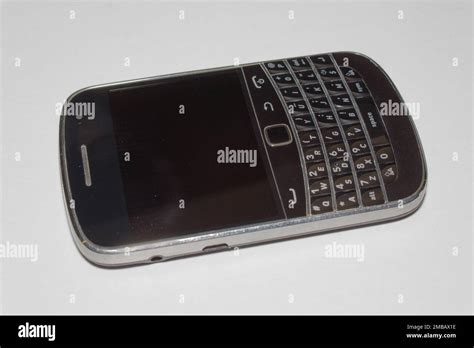 Classic Mobile Phone With Qwerty Keyboard Stock Photo Alamy