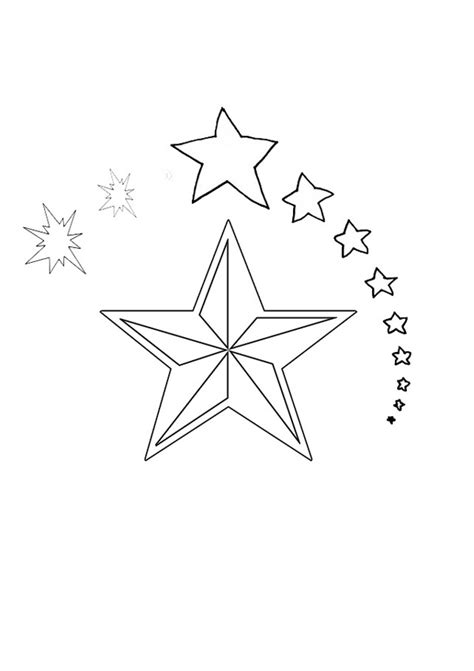 Christmas Star Colouring Page Activities Kidspot