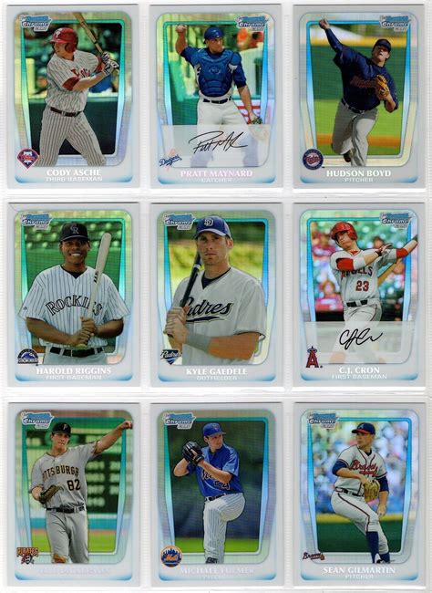 2011 Bowman Draft Picks Prospects Chrome Prospects Refractor