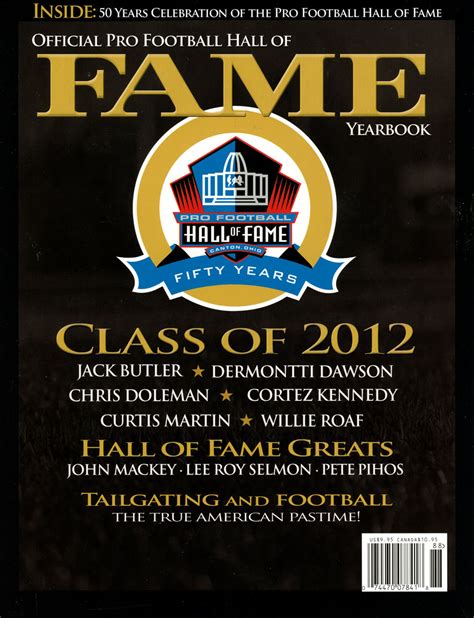 2012 2013 Official Pro Football Hall Of Fame Yearbook Denver Autographs