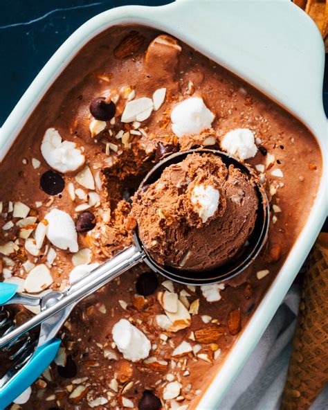 Rocky Road Ice Cream A Couple Cooks