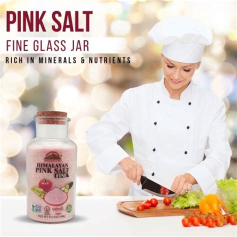 Himalayan Chef Pink Salt Natural Crystal Salt Oz Fine Grain