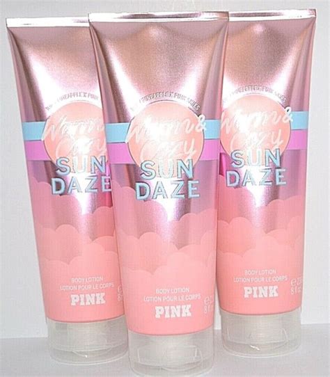 3 Victorias Secret Warm And Cozy Sun Daze Pink Juicy Pineapple Body