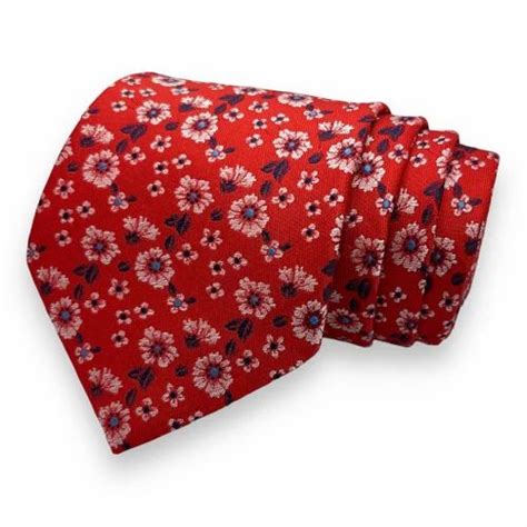 Red Floral Tie At Rs 89900 Men Tie Id 2852521723448