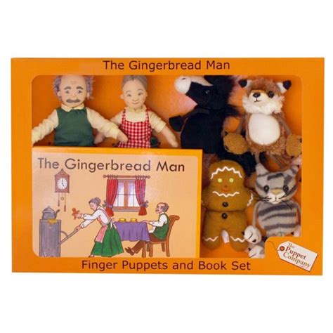 The Gingerbread Man Finger Puppet And Book Set Music Bugs Toy Shop