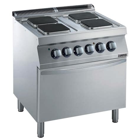 Modular Cooking Range Line EVO700 4 Hot Square Plates Electric Boiling Top Range On Electric