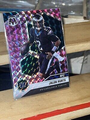 Panini Mosaic Jalen Hurts Nfc Pink Camo Prizm Eagles Ebay