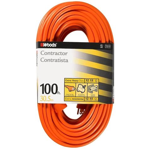 Southwire 100 Ft 123 3 Prong Outdoor Sjtw Heavy Duty General Extension